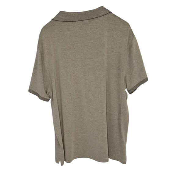 Member's Mark Gray Stretch Cotton Polo Shirt XXL Short Sleeve - Picture 2 of 10